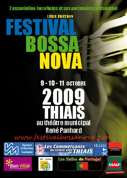 Affiche du Festival de Bossa Nova : 2009