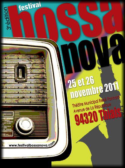 Affiche du Festival de Bossa Nova : 2011