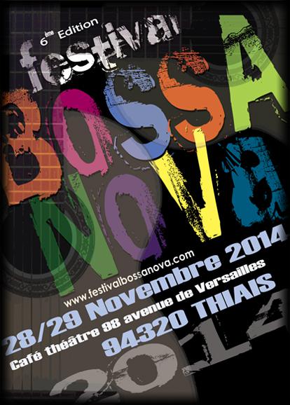 Affiche du Festival de Bossa Nova : 2014