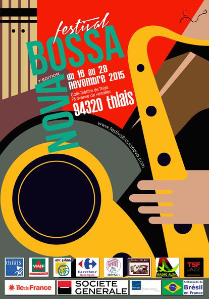 Affiche du Festival de Bossa Nova : 2015