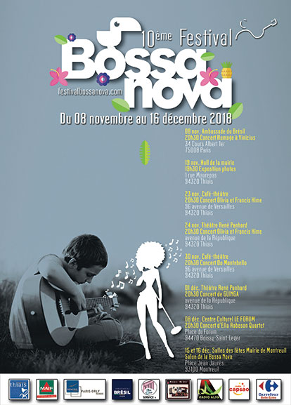 Affiche du Festival de Bossa Nova : 2018