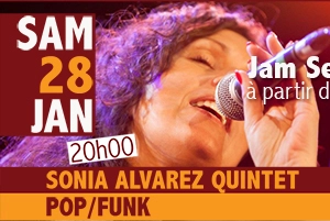 Sonia Alvarez Quintet - Le Samedi 28 Janvier 2017