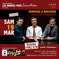 Hommage à Brassens - Concert du Samedi 15 Janvier 2022