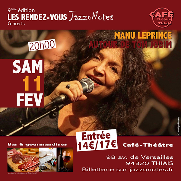 Achetez vos places : Manu Leprince - Concert du Samedi 11 Février 2023