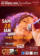 Sonia Alvarez Quintet - Concert du Samedi 28 Janvier 2017